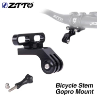 ZTTO MTB Bike Stem Handlebar Gopro Mount Lightweight CNC Camera Holder Adapter Mount For Gopro Base Cycling Bracket Mounts