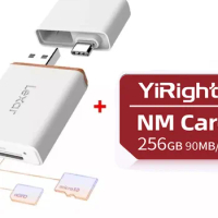 NM card 128/256GB nano memory card Huawei Mate40 Mate30/50 mate 20X Pro P30 P40 Pro series NM/SD/USB/Type -C Lexar card reader