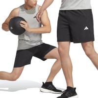 adidas 愛迪達 TR-ES WV SHO 男款 黑色 訓練 瑜珈 健身 速乾 排汗 短褲 IC6976