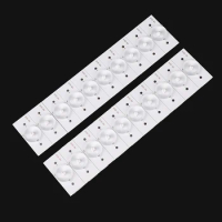 10Pcs General Direct Type 3V 6V Lamp Beads Repair Commonly Used LCD TV LED Backlight With Optical Lens Fliter