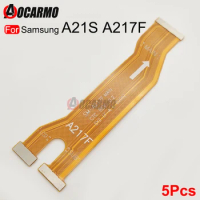 5Pcs/Lot Main Board Motherboard Connector Flex Cable For Samsung Galaxy A20E A21 A215 A21S A217F Replacement Parts