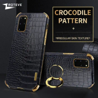 S20 Case Zroteve Crocodile Pattern Leather Cover For Samsung Galaxy S10 S20 S21 FE S22 S23 Plus + Note10 Lite Note20 Ultra Cases