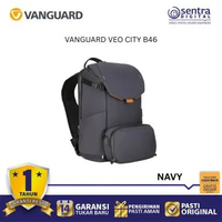 VANGUARD VEO CITY B46 Camera Backpack Water Resistant Ergonomic Design Full Gear Organizer X01 NAVY