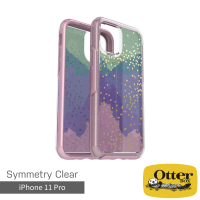 【OtterBox】iPhone 11 Pro 5.8吋 Symmetry炫彩透明保護殼(Clear炫彩綠粉)