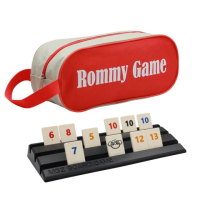 【漫格子】Rommy 數字遊戲 以色列麻將 袋裝大牌標準2-4人(拉密 益智桌遊 麻將)
