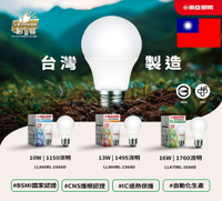 (20入) 東亞 LED 13W 球泡燈 燈泡 家用燈泡 白光 自然光 黃光 1495lm CNS認證 一年保固 好商量~