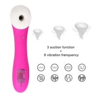 Leten Sextoy Female Woman Sexual Toys Nipple Vibrator 2 In 1 Powerful Vibrator Clitoris Stimulator Clitoris Sucker Sex Shop
