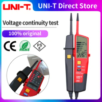 UNI-T Digital Voltmeter Tester UT18B UT18D AC DC Voltage Continunity 690V LCD Display 3 Phase Sequence RCD Electrical Tester
