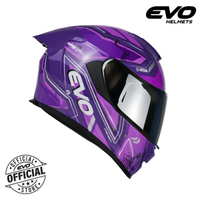 EVO GT-PRO Invictus Dual Visor Full Face Helmet with Free Clear