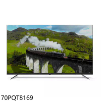 飛利浦【70PQT8169】70吋QLED Google TV智慧顯示器(無安裝)(7-11商品卡1000元)