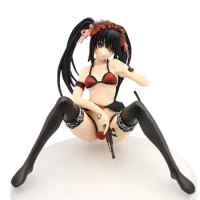 22cm Date A Live Anime Figure Sexy Girl Kurumi Tokisaki Zaphkiel Relax PVC Action Figure Toy Adult Japanese Collection Model Toy