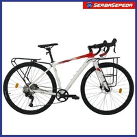 Element FRC 38 Fifa 10 Speed Special Edition Sepeda Gravel 700C Frame Alloy Merah Putih 50