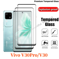 กระจกนิรภัยโค้ง 3D, สำหรับ Vivo V30 Pro, Vivo V30, V29, V27 Pro, V30Pro, V 30, V30E, V29e, VivoV29, 