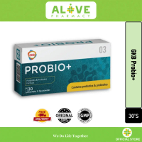 [Alive Pharmacy] GKB Probio+ - 3g x 30 Sachets  1 BOX | Relieve Constipation and Diarrhea | Supports