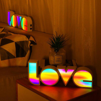 創意LED燈板愛心造型燈節能環保節日燈飾派對情人節裝飾