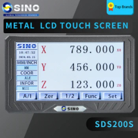 NEW SINO SDS200S 3 Axis LCD Full Touch Screen Digital Readout DRO Metal Cover Linear Scale Display Counter For Milling Lathe