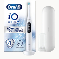 Oral B iO7 White Electric Toothbrush with Travel Case