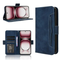 For OPPO Reno12 Pro Flip Type Phone Case for OPPO Reno 12 Pro 5G Leather Multi-Card Slot Mobile phone Wallet case
