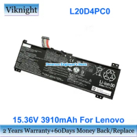 Original 15.36V 3910mAh 60Wh Laptop Battery L20D4PC0 L20M4PC0 For Lenovo IdeaPad Gaming 3-15ACH6 Legion 5-15ACH6H 82JU000FGE