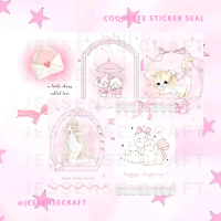 Coquette Sticker Seal Box Segel Packing
