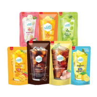 ADE Samlip - Nước Hoa Quả Gói 230ML Vị Đa Dạng Đào Xoài Nho Sữa Coffee Americano Black & Zero Chính 