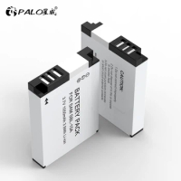 Palo 2Pcs 1400mah SLB-10A Replacement Battery For PL50 PL60 PL65 P800 SL820 WB500 WB550 HZ10W IT100 L100 L110 L200 L210 L310W