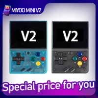 New MIYOO MINI V2 2.8-inch portable handheld game console IPS screen Linux system Classic retro games