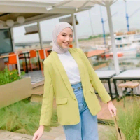 BLAZER SCUBA PREMIUM / BLAZER SCUBA PANJANG MODEL KERAH