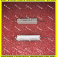 10Pcs RX27 Horizontal cement resistor 10W 6.8K ohm 10W6K8J 10W6.8K 6800 ohm Ceramic Resistance precision 5% Power resistance