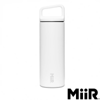 【MiiR】雙層真空 保溫/保冰 提把寬口保溫杯 16oz / 473ml(時尚白 保溫瓶)