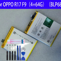 100% Original New Replacement Battery BLP681 For OPPO R17 F9 4+64G Phone Battery+Tools