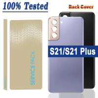 Battery Cover for Samsung S21 S21 Plus Glass Back housing Replacement Repair Parts Apply For Samsung S21+