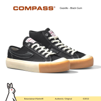 [Original Product] Sepatu Compass Gazelle High & Low - Black Gum
