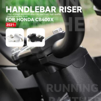 NEW 2021 2022 Motorcycle Accessories CNC Handlebar Bar Risers FOR HONDA CB400X CB 400 X CB 400X cb400x Clamp Back Move Mount