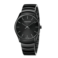 送禮首選★Calvin Klein CK簡約黑鋼腕錶(K4D21441)38mm  附提袋【全館滿額折價★APP下單點數4倍送】線上購買享_實體門市同步服務