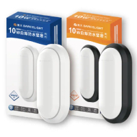 【DanceLight 舞光】4入組 LED 10W 全電壓 IP66 防水防塵 白鯨防水壁燈 時尚白/貴族黑(黃光/白光)