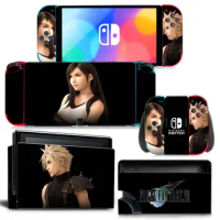 Final Fantasy New Switch Skin Sticker NS Switch OLED stickers skins for Switch Console and Controller Decal Vinyl