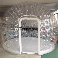 inflatable Sauna party tent,wedding camping house tents,kids play tent house,0.8mm pvc Transparent Inflatable Bubble Tent