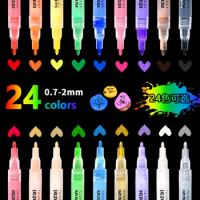 Acrylic Marker Pen Mark Pen Fine Art Painting Greeting Card Ceramic Tire Touch Up Paint Marker Pen