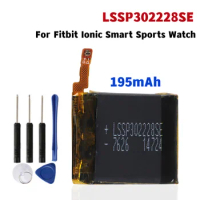 NEW Replacement Battery For Fitbit Ionic Smart Sports Watch LSSP302228SE Watch Battery 195mAh + Free Tool