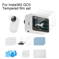 For INSTA360 GO 3 Accessories Screen Tempered Film Insta360 GO 3 Protective Film Action Camera Lens Accessory