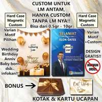 Cover Emas ANTAM Certieye CUSTOM DESIGN (TANPA EMASNYA) + Box Gratis Kartu Ucapan