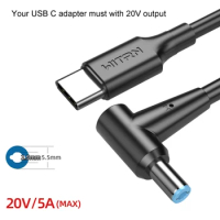 USB C Type-C PD to 12V 5.5x2.5mm Converter Cable for Fan Table Lamp Router Modem