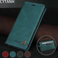 Magnetic Wallet Flip Case For Samsung Galaxy A50 A10 A20S A20E M40s A40 A70 A10S A30S A50S Anti-theft Leather Phone Cover N82R