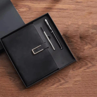 Alat Tulis Kantor Toddi Set Buku Jurnal Leather Notebook Diary 80GSM 200 Halaman - JG663 Premium