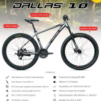 Sepeda Gunung MTB 27,5 / 27.5 inch United Dallas 1.0 Alloy 24 speed cakram