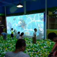 Indoor shopping mall 3D projection ball game children amusement park equipment children's entertainment facility project