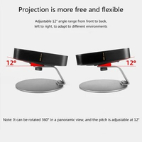 D5QC Projector Tabletop Stand Desktop Bracket Aluminum Alloy Removable 360° Adjustable Holder Compatible with XGIMI H2/H3