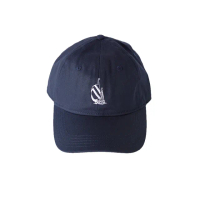【NAUTICA】男裝 經典帆船LOGO休閒棒球帽(藍)