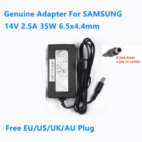 Genuine 14V 2.5A 35W A3514_ESM A3514_CVD A3514_FPN _DPN Power Supply AC Adapter For SAMSUNG C27F390FH C27F391FH Monitor Charger
